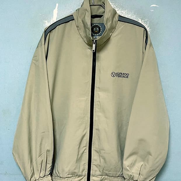 알프레도 베르사체 남자 블루종점퍼 바람막이 춘추 올드스쿨룩 L 100