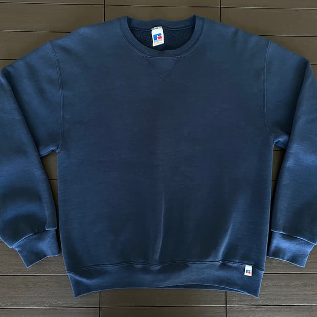 (M) 90s 빈티지 러셀 스웻셔츠 네이비