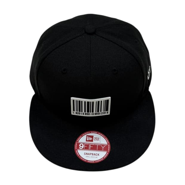 뉴에라 빈티지 바코드 스냅백 모자 블랙 S-M