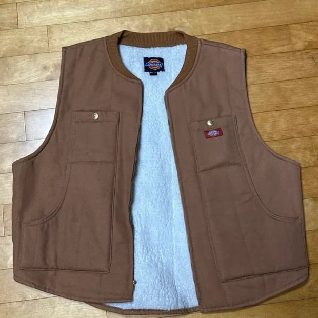 90s USA 디키즈 오리지널 양털 워크 조끼