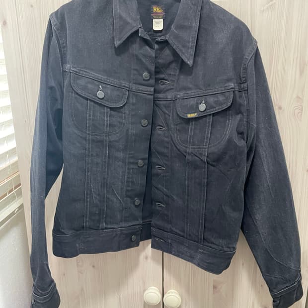 RRL lot271 트러커 블랙 M