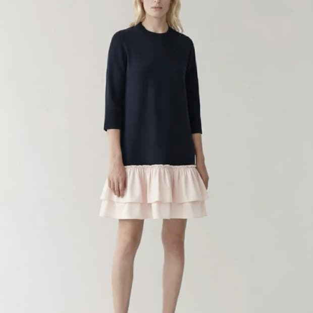 코스 COS 니트 프릴 원피스 사이즈 EUR M