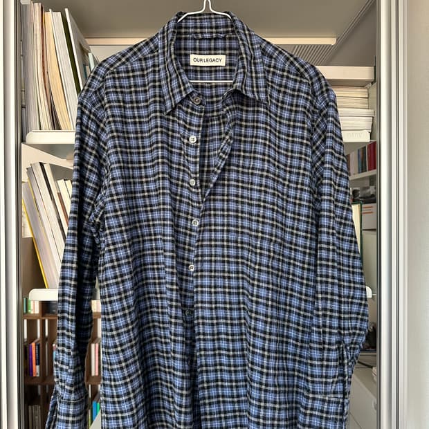 [48]아워레가시 어보브 켄트럴 체크 셔츠