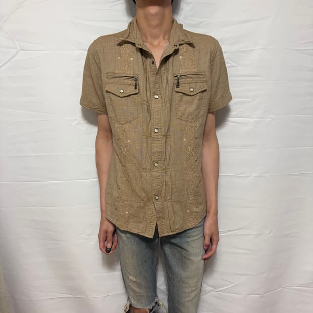 IN THE ATTIC tribal embroidered shirts