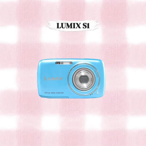 파나소닉 루믹스 S1 베이비블루 빈티지디카