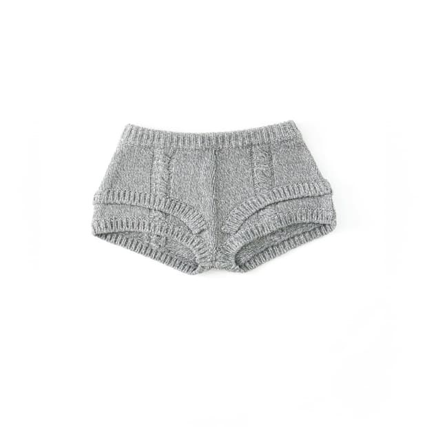 ulika sanctus Rope knit shorts