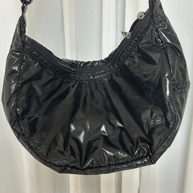 포터 걸 봉봉 애나멜 호보백 L
