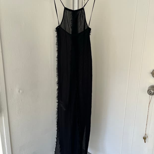 sheer slip dress