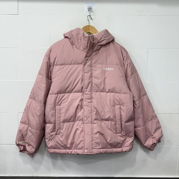 널디 리버시블 플리스 다운 자켓
