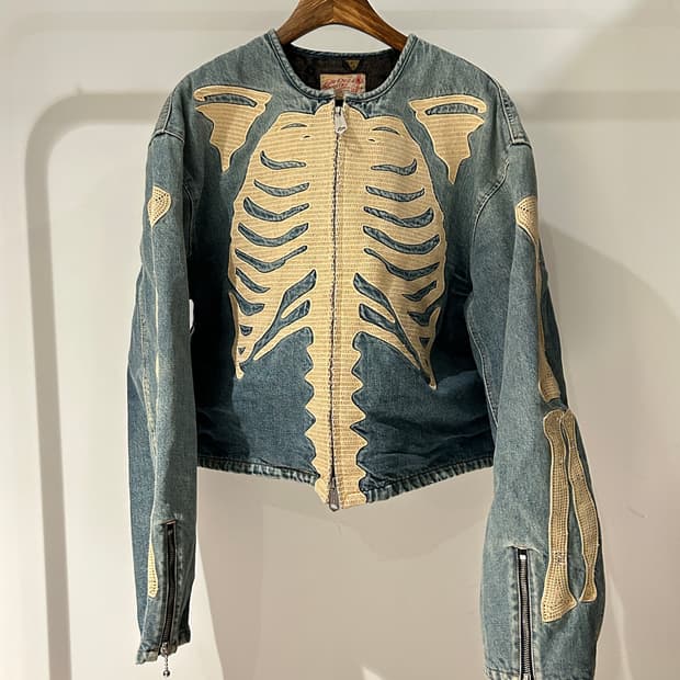 Kapital Denim Motocross Bone Jacket