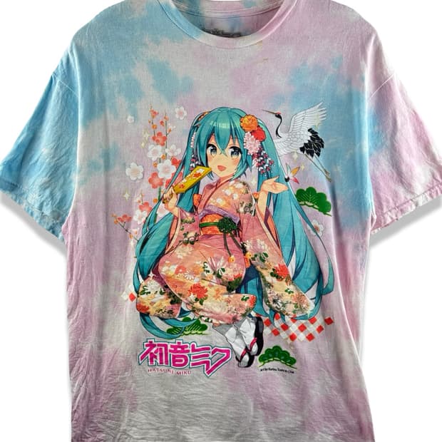 하츠네미쿠 하나미 타이다이 티셔츠2639