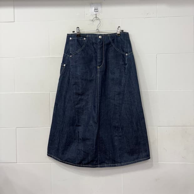 리바이스 엔지니어드 데님 롱 스커트