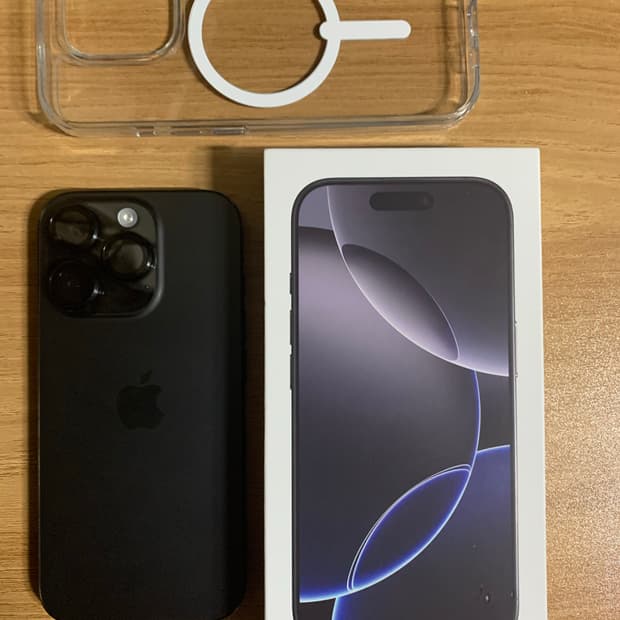 아이폰 16프로 블랙티타늄 128