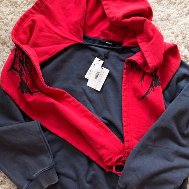 새상품 리버서블 머플러 후드