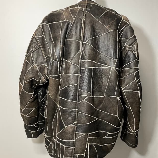 80‘s 이세이미야케 Hai 램스킨 무스탕 