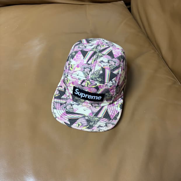 슈프림 캠프캡 모자 박스로고 리버티