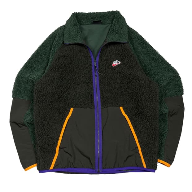 나이키 해외판 해리티지 스우시 쉐르파 플리스