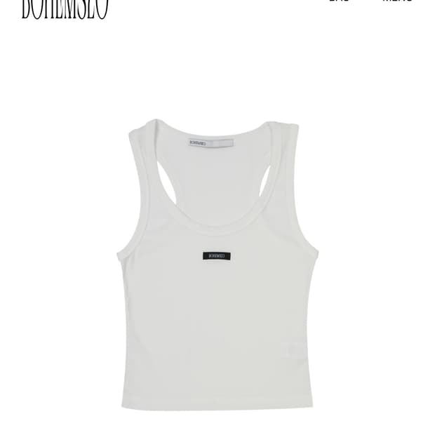 BOHEMIAN SEOUL Basic Sleeveless Crop Top