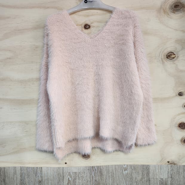 1028) 여성 브이넥 니트