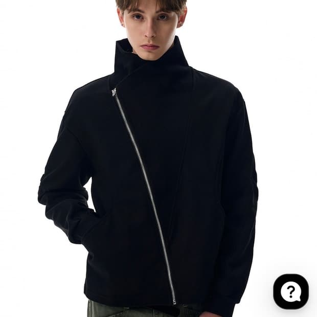 [새상품] 비엑세스 사선지퍼 재킷