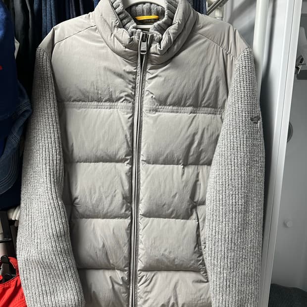 헨리코튼 남성 니트패딩 100