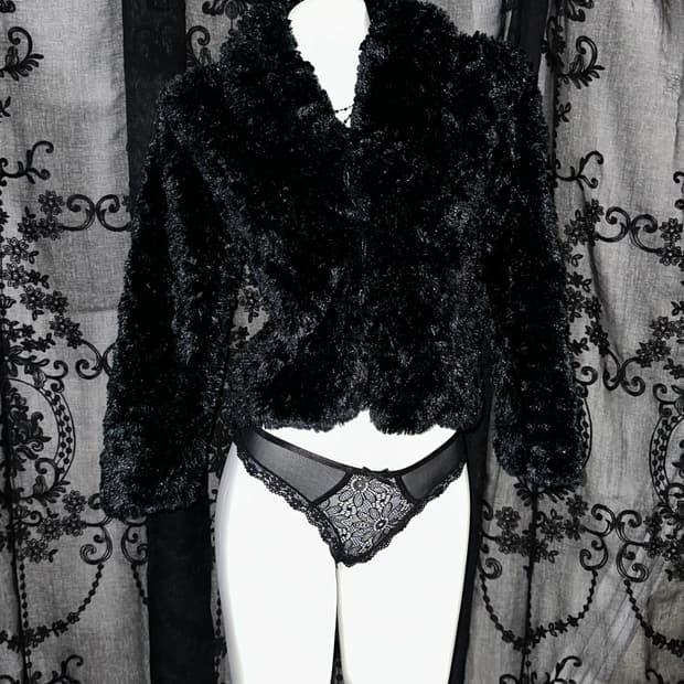 Black Eco Fur JK