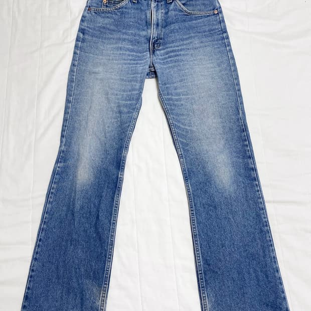 리바이스 80s 517 부츠컷 중청 벨바텀