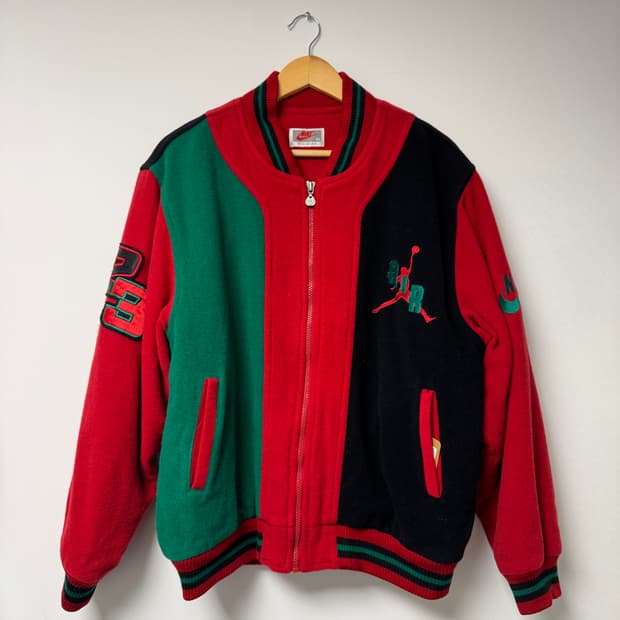 나이키 에어조던 울 바시티자켓 90s XL