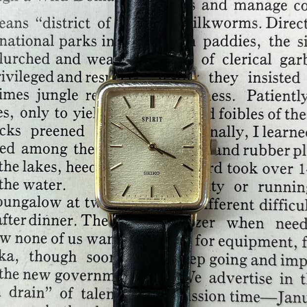 빈티지 세이코 스피릿 탱크