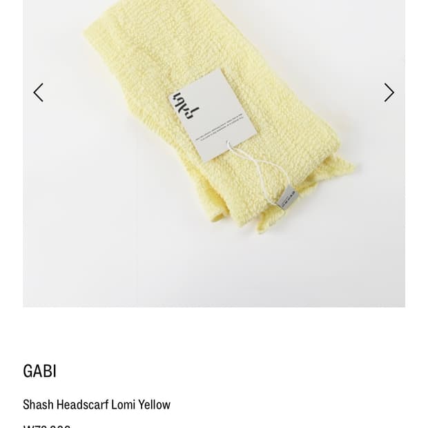 Gabi scarf yellow