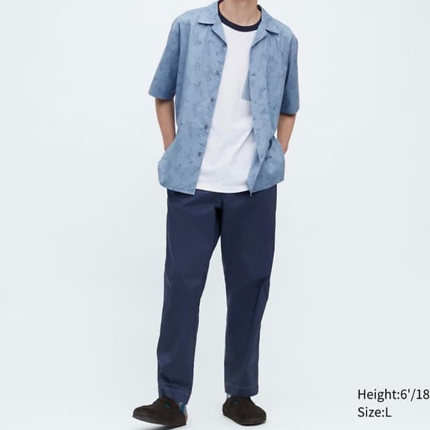 유니클로 X JW Anderson 이지팬츠 네이비 M