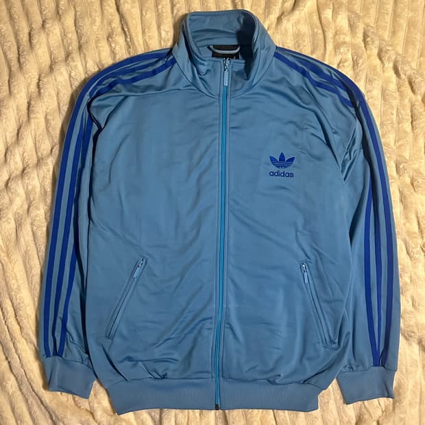 극희귀 아디다스 져지 비비드블루 트랙탑 올드스쿨