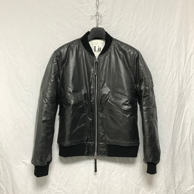 LIT / COATED FLIGHT BOMBER JACKET