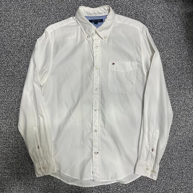 (M) 타미힐피거 흰색 옥스포드 셔츠 남방
