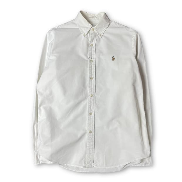 폴로랄프로렌 화이트 옥스포드 긴팔 셔츠 M
