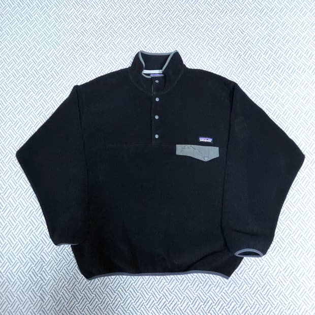 (L)파타고니아 신칠라 블랙 플리스