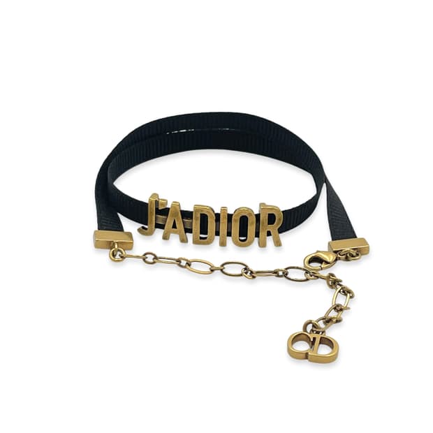 디올 J'ADIOR 로고 초커 네크리스/2연팔찌