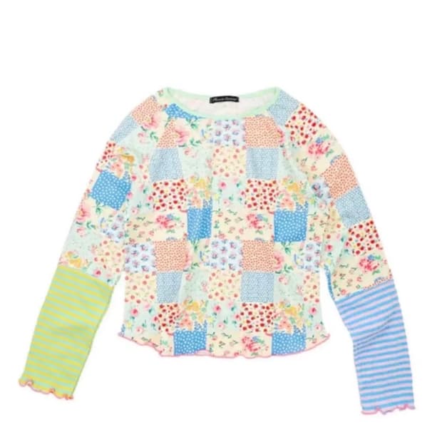 구해요 샵페어리 패치워크 탑