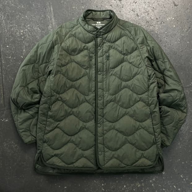 100 유니클로 X 화이트마운티니어링 리싸이클 하이브리드 다운 자켓