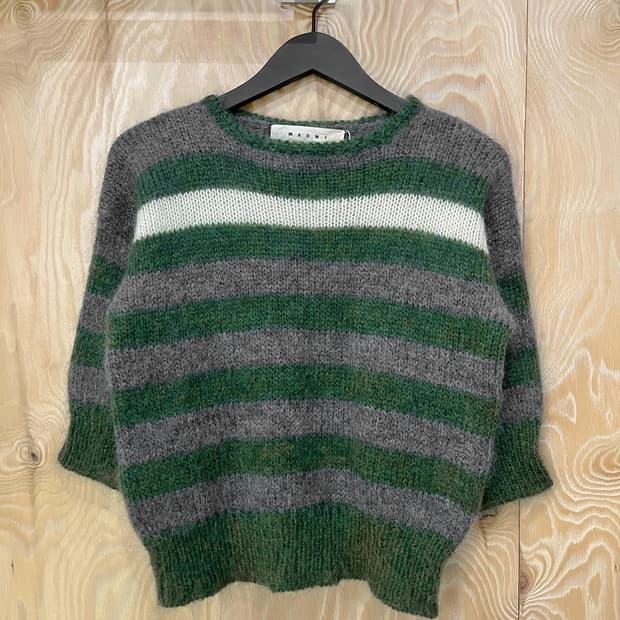 마르니 09a/w 모헤어 하프 탑