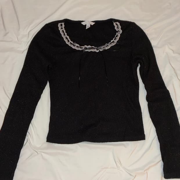 H&M 라운드넥 롱 슬리브