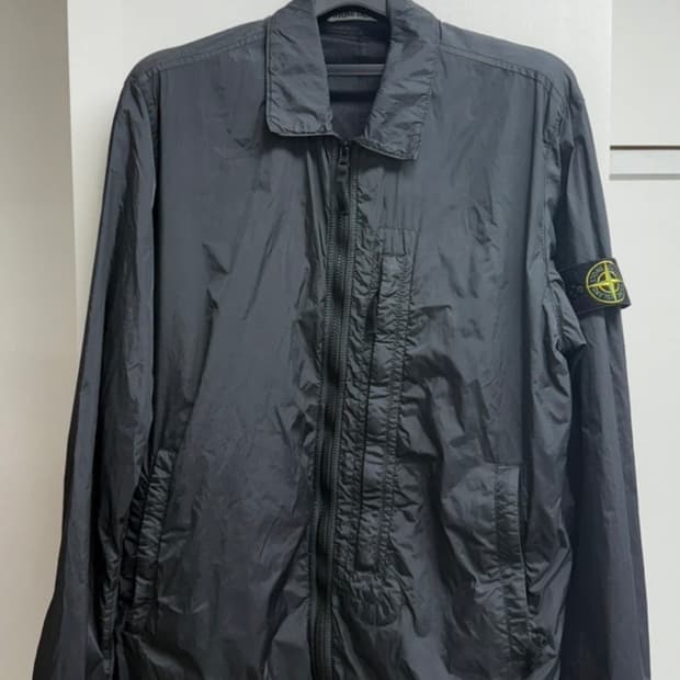 스톤아일랜드 크랭클립스 나일론 오버셔츠 자켓