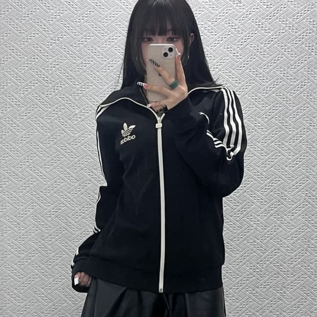 아디다스 올드스쿨 레트로 빈티지 유로파 져지 집업 95 C10099