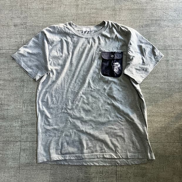 일본빈티지 Peanuts 올드스쿨아메카지 스누피 원포켓 반팔티셔츠