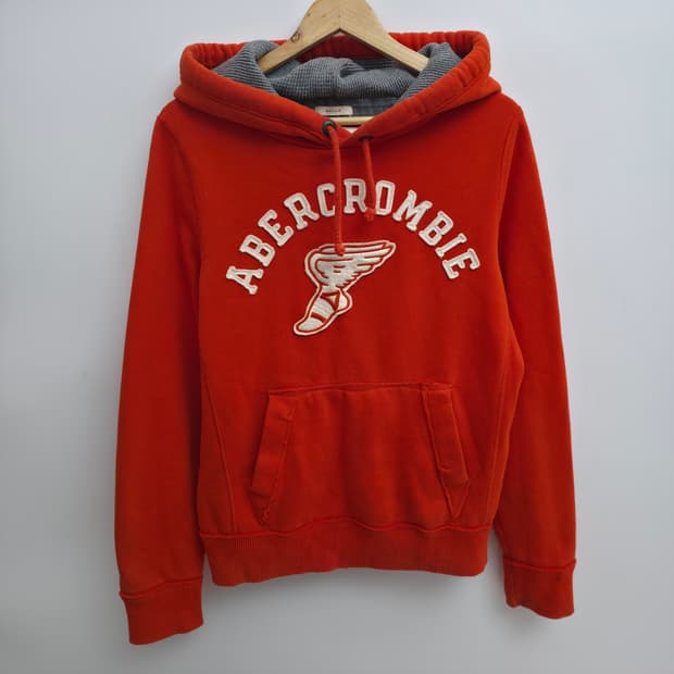 [L] 아베크롬비 오렌지 후드티