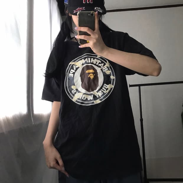 베이프 빅사루 반팔티셔츠