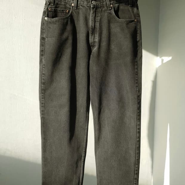 90s levis 리바이스 550 빈티지 데님 흑청