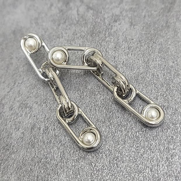 드롭 체인귀걸이