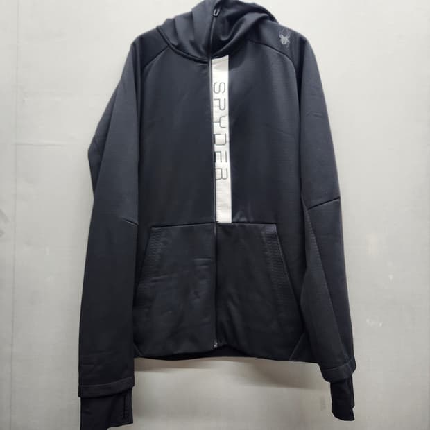 스파이더 트레이닝 핑거 풀집업 후드집업 XXL(XL~2XL)