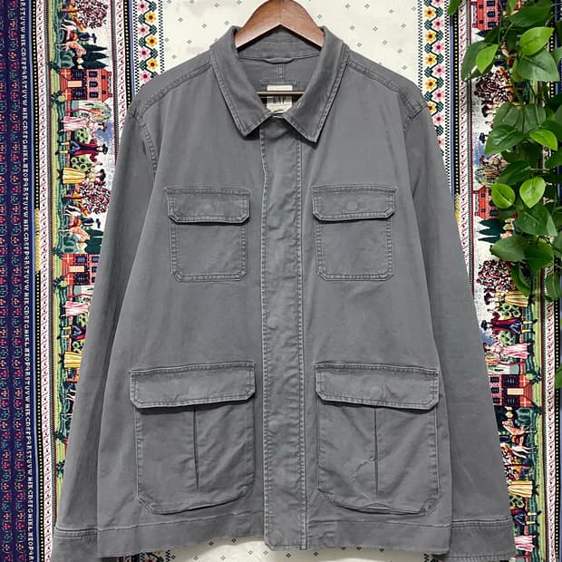 올드 갭 코튼 사파리 자켓